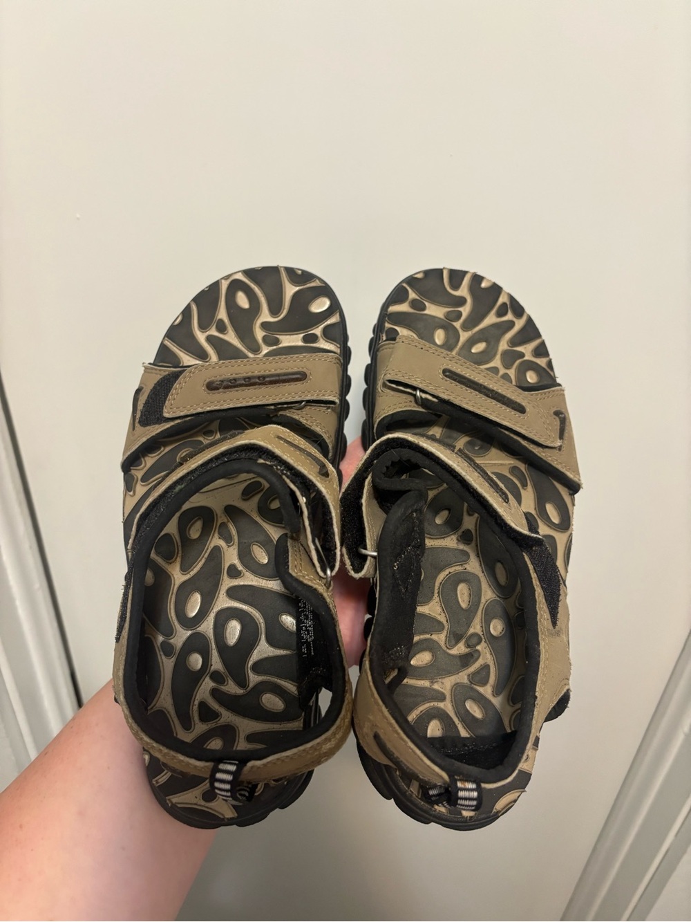 Vintage Nike ACG Sandals in Tan and Black